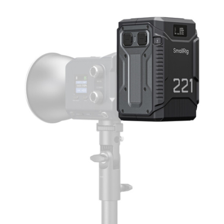 SmallRig 5865 T221 - akumulator V-Mount z odpornością Triple-Proof - przykład użycia
